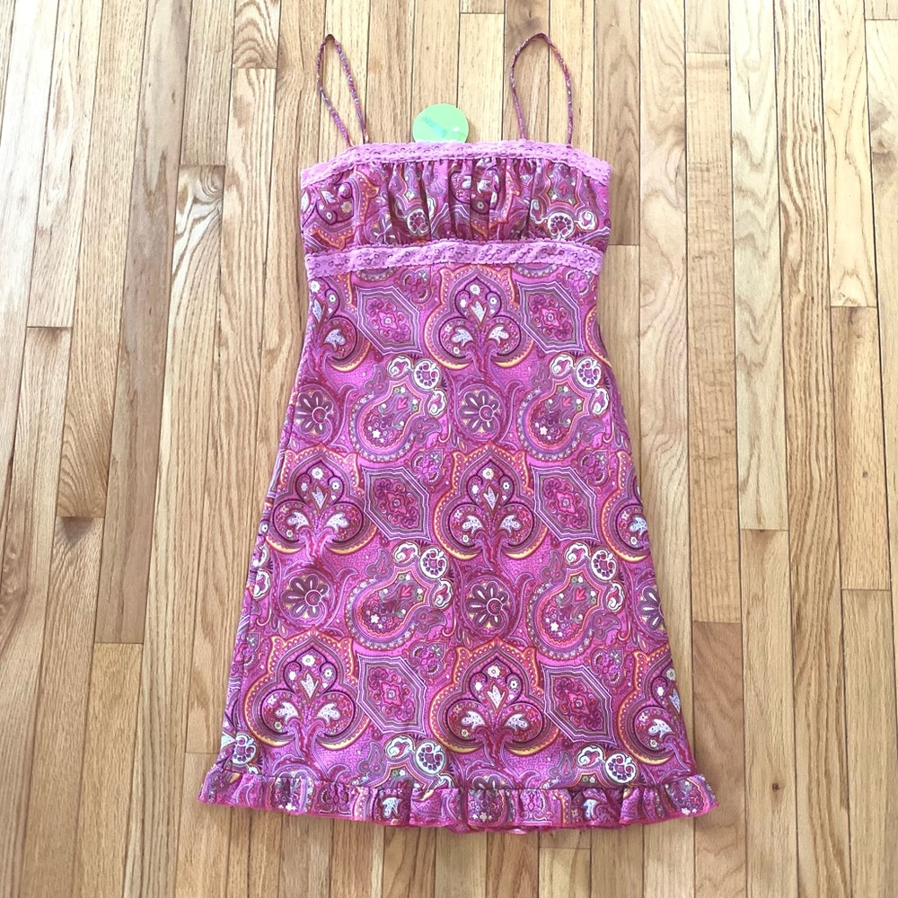 Y2K Paisley Dress